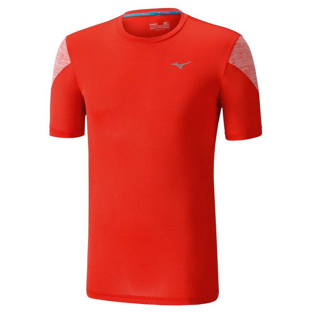 Maglietta Mizuno Running ALPHA SHORT SLEEVE 2.0 Uomo - Rosa - 13096-ZCEQ